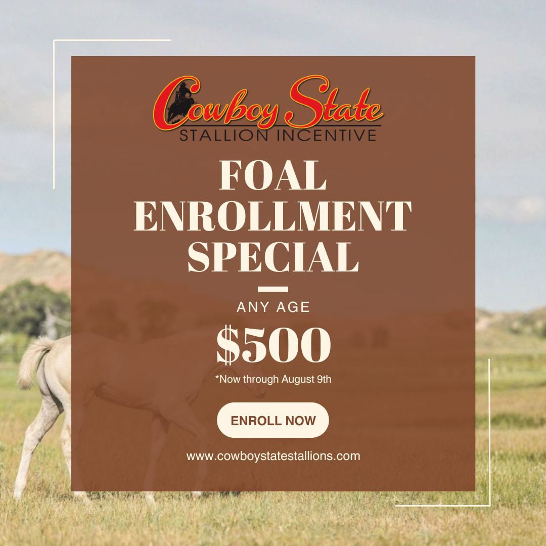 Enroll Your Foal Early